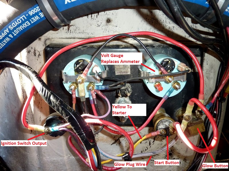 Universal Diesel Engine - Wiring Harness Upgrade - Marine ... johnson outboard tach wiring 